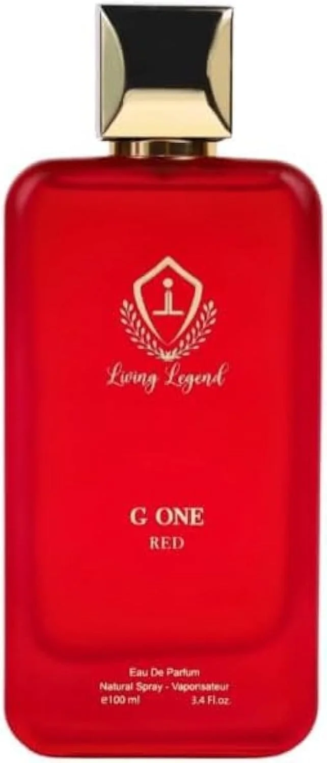 ادکلن زنانه لیوینگ لجند جی وان رد Living Legend G One Red Eau de Parfum 100ML - عطر لوکس زنانه، رایحه ماندگار و جذاب، بطری هدیه خیره کننده