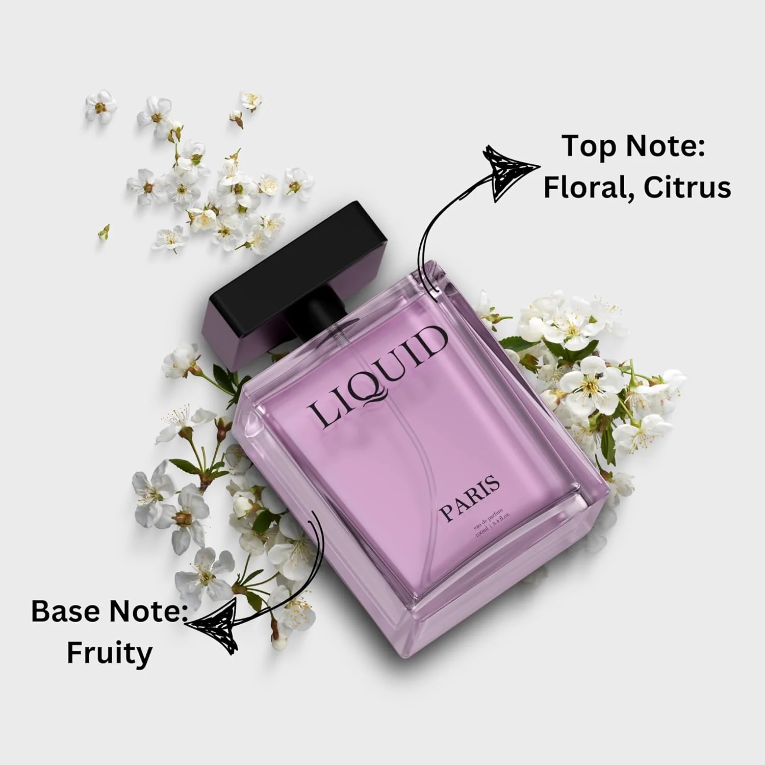 عطر زنانه LIQUID Luxury Paris، ۱۰۰ میلی لیتر - رایحه ممتاز با ماندگاری طولانی، رایحه زنانه ظریف با نت های گلی و میوه ای، مناسب برای شب های قرار، هدیه ای ایده آل برای زنان عطر زنانه LIQUID Luxury Paris، ۱۰۰ میلی لیتر - رایحه ممتاز با ماندگاری طولانی، رایحه زنانه ظریف با نت های گلی و میوه ای، مناسب برای شب های قرار، هدیه ای ایده آل برای زنان