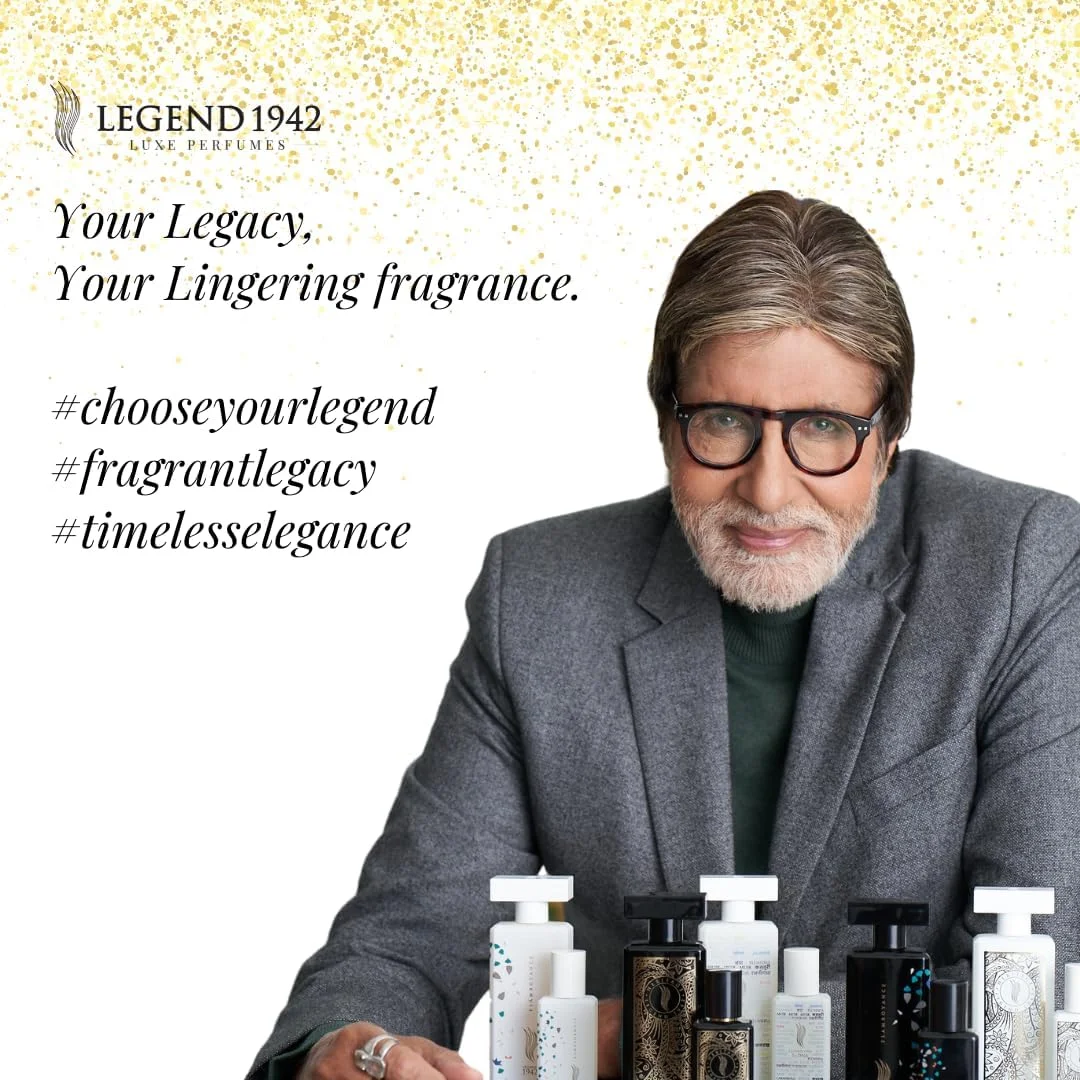 عطر لوکس و ماندگار لجند 1942 | این-دی-ان-ای بلک 100 میلی لیتر | عطر برند برای مردان و زنان | کلن - رایحه گل | ملزومات روزمره - هدیه | دست ساز توسط آمیتاب باچان