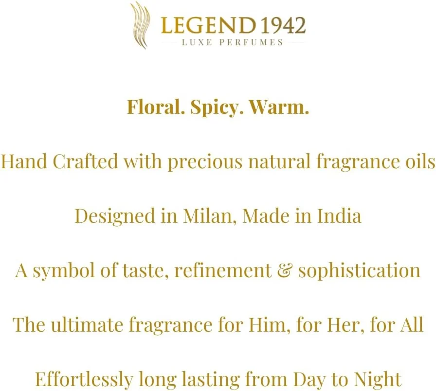 عطر لوکس لجند 1942 از آمیتاب باچان | عطر ماندگار فلامبویان بلک برای مردان و زنان | ادکلن - رایحه شیرین گلی | تولد - هدیه | ملزومات روزمره | 100 میلی لیتر