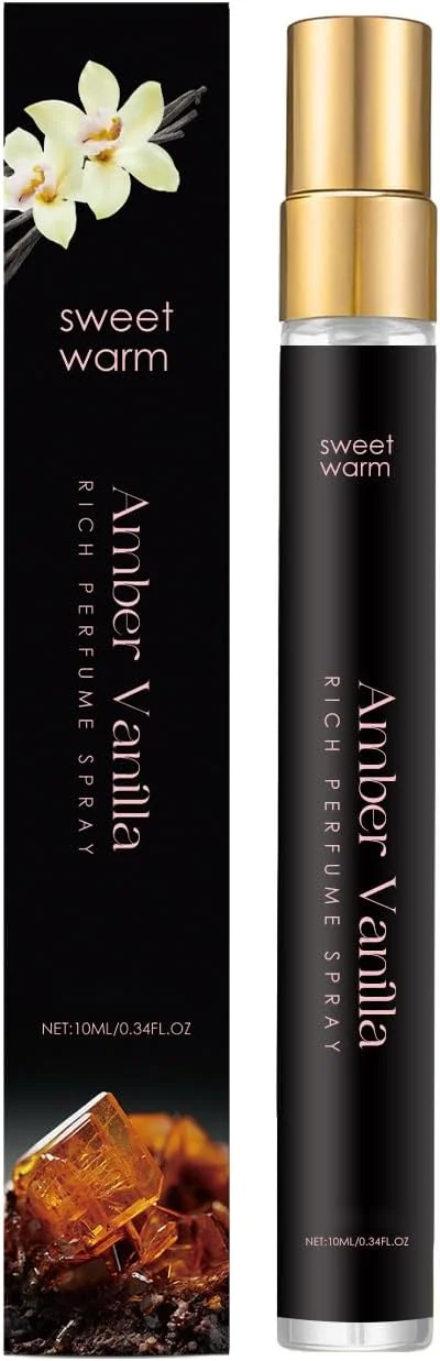عطر فرمونی LBOYLOVE® برای زنان و مردان، عطر وانیل کهربایی، ادو پرفیوم ماندگار، اسپری عطر سایز مسافرتی (01# وانیل کهربایی)