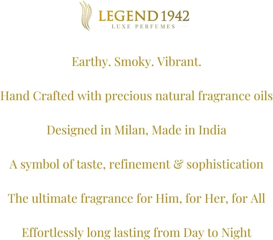 عطر لوکس و ماندگار لجند 1942 | In-Dna White 100Ml | عطر برند برای مردان و زنان | ادکلن - رایحه گل | ملزومات روزمره - هدایا | دست ساز توسط آمیتاب باچان