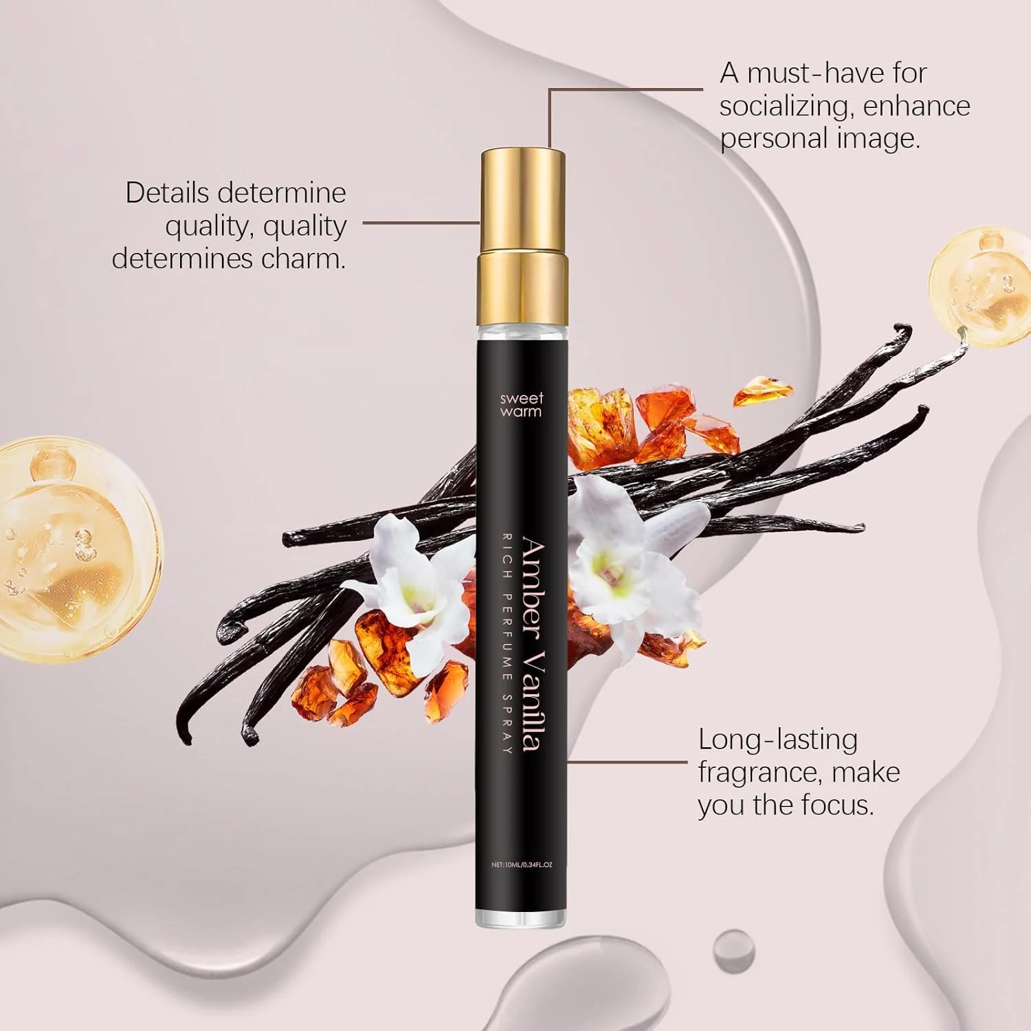 عطر فرمونی LBOYLOVE® برای زنان و مردان، عطر وانیل کهربایی، ادو پرفیوم ماندگار، اسپری عطر سایز مسافرتی (01# وانیل کهربایی) عطر فرمونی LBOYLOVE® برای زنان و مردان، عطر وانیل کهربایی، ادو پرفیوم ماندگار، اسپری عطر سایز مسافرتی (01# وانیل کهربایی)