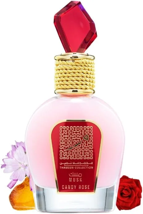 عطر ادکلن زنانه لطافه ثمین کالکشن ماسک کندی رز ادو پرفیوم 100 میلی لیتر عطر ادکلن زنانه لطافه ثمین کالکشن ماسک کندی رز ادو پرفیوم 100 میلی لیتر