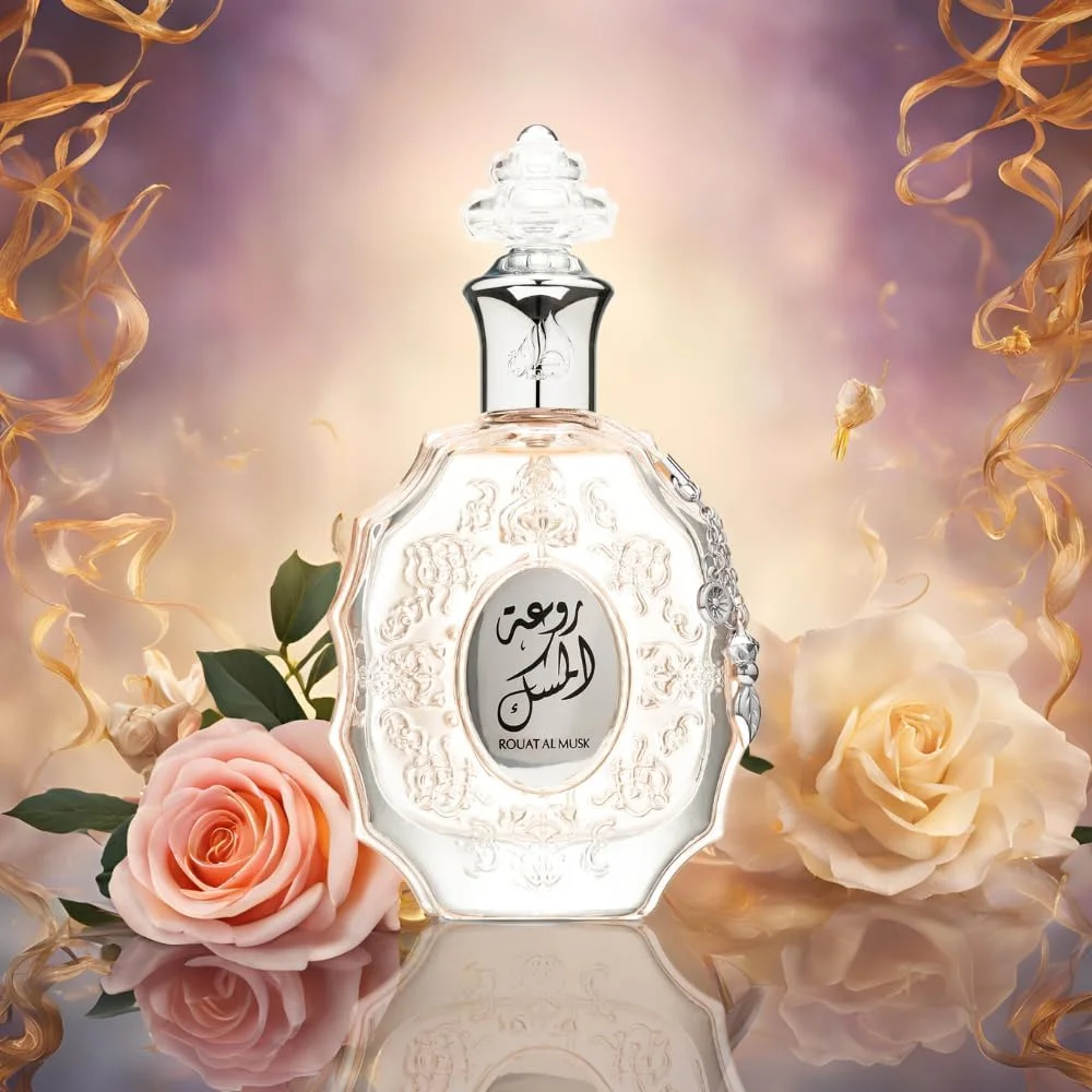 عطر ادو پرفیوم زنانه لطافه روات المسک 100 میلی لیتر عطر ادو پرفیوم زنانه لطافه روات المسک 100 میلی لیتر