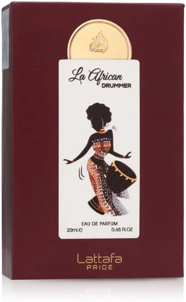 عطر زنانه لطافه پراید مدل La African Drummer حجم 20 میلی لیتر عطر زنانه لطافه پراید مدل La African Drummer حجم 20 میلی لیتر
