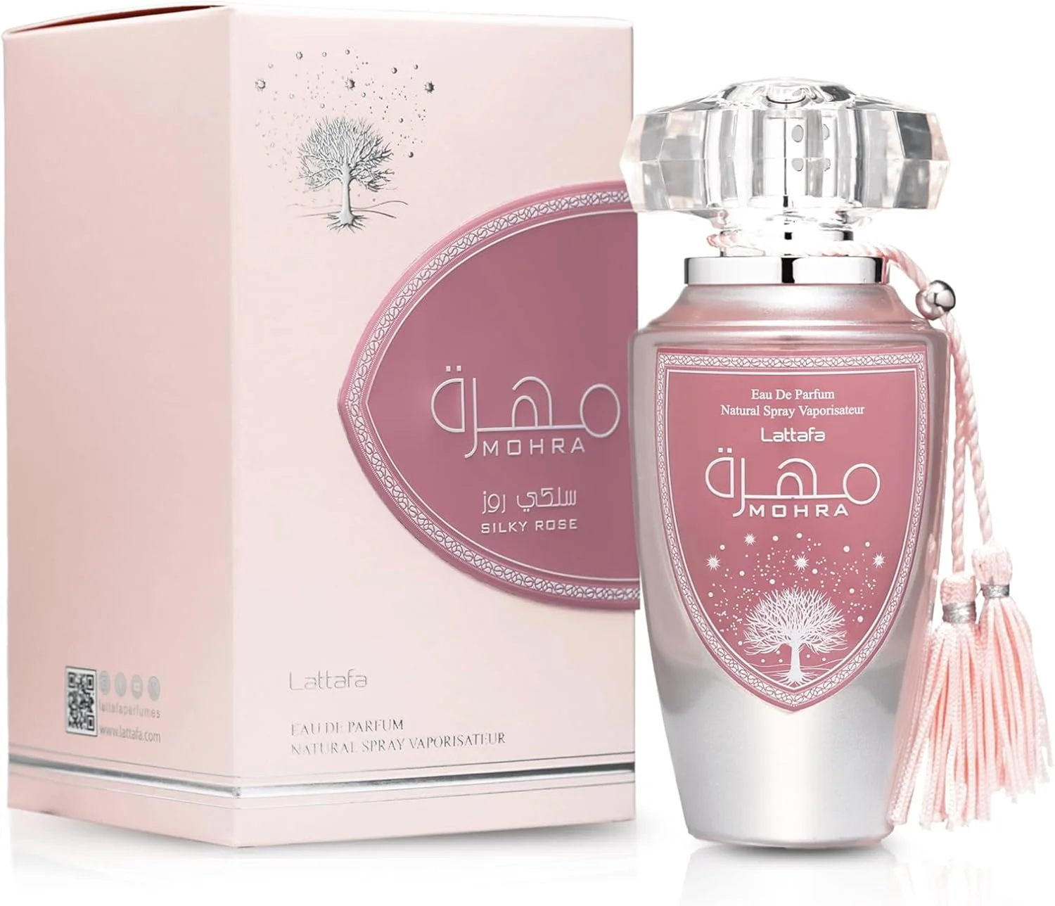 عطر ادکلن زنانه لطافه مهرا رز ابریشمی ۱۰۰ میل عطر ادکلن زنانه لطافه مهرا رز ابریشمی ۱۰۰ میل