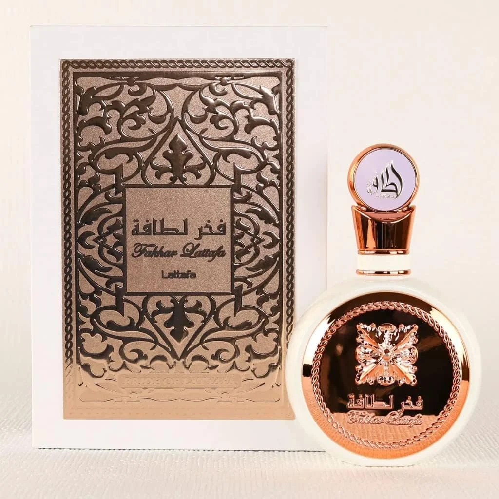 عطر ادکلن زنانه لطافه فخر او د پرفیوم اسپری 100 میلی لیتر عطر ادکلن زنانه لطافه فخر او د پرفیوم اسپری 100 میلی لیتر
