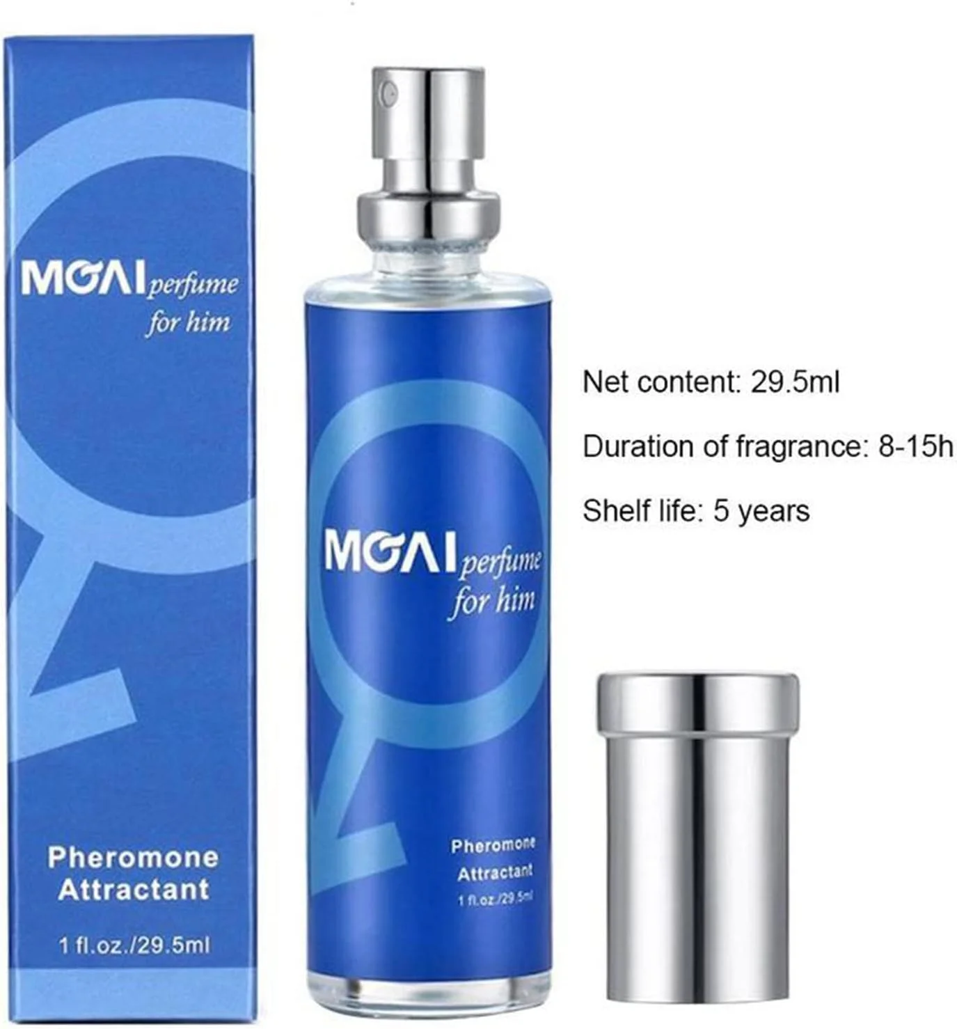 عطر فرمون اغواگر سکسی ماندگار برای مردان و زنان - رایحه جهانی قوی برای جذب مردان و بیشتر (مردانه)