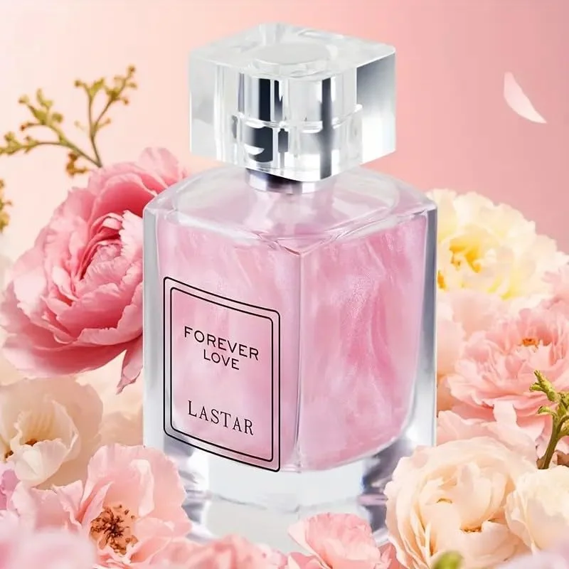 عطر زنانه LASTAR Forever Love با رایحه رز و وانیل - رایحه گلی و چوبی، ماندگاری طولانی 3-5% پرفیوم، بدون فرمالدئید، هدیه ای شیک برای دفتر، تجارت و مناسبت های خاص، عطر زنانه.