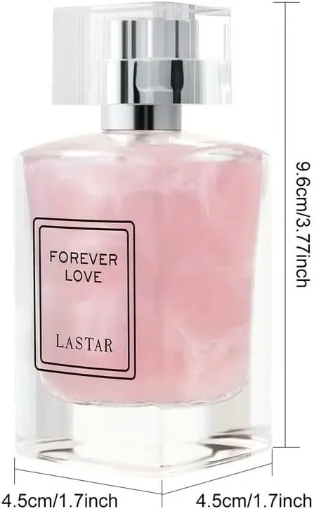 عطر زنانه LASTAR Forever Love با رایحه رز و وانیل - رایحه گلی و چوبی، ماندگاری طولانی 3-5% پرفیوم، بدون فرمالدئید، هدیه ای شیک برای دفتر، تجارت و مناسبت های خاص، عطر زنانه.