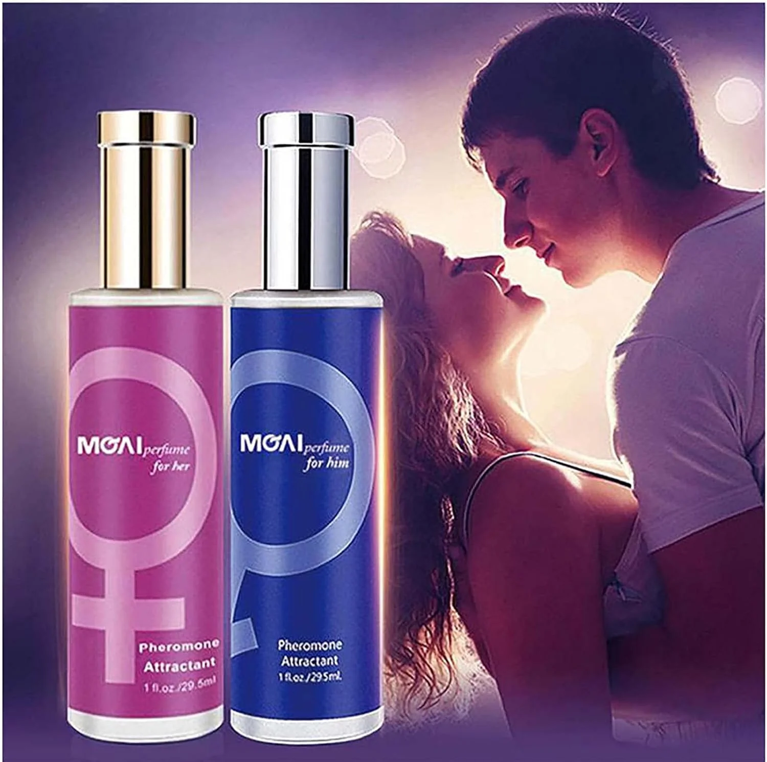 عطر فرمون اغواگر سکسی ماندگار برای مردان و زنان - رایحه جهانی قوی برای جذب مردان و بیشتر (مردانه)