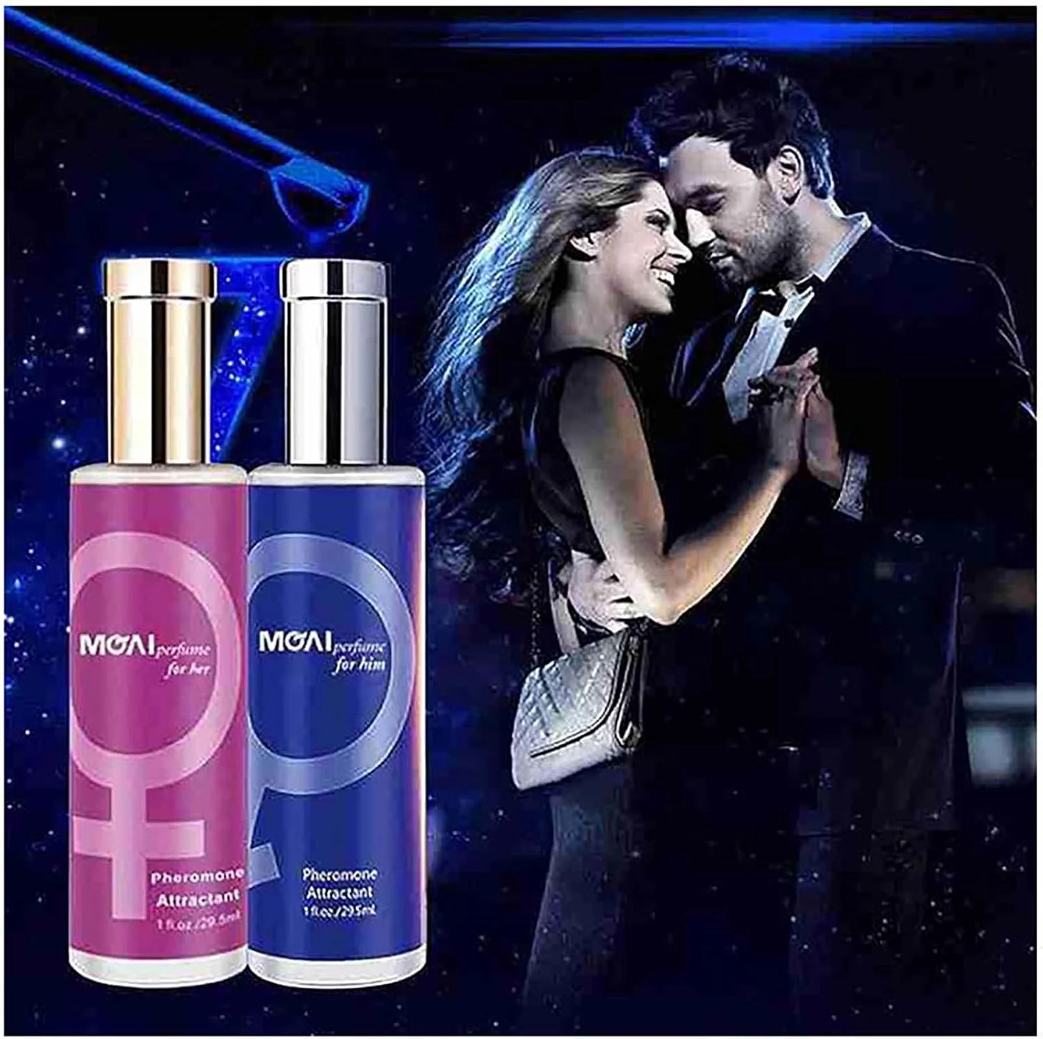 عطر فرمون اغواگر سکسی ماندگار برای مردان و زنان - رایحه جهانی قوی برای جذب مردان و بیشتر (مردانه)