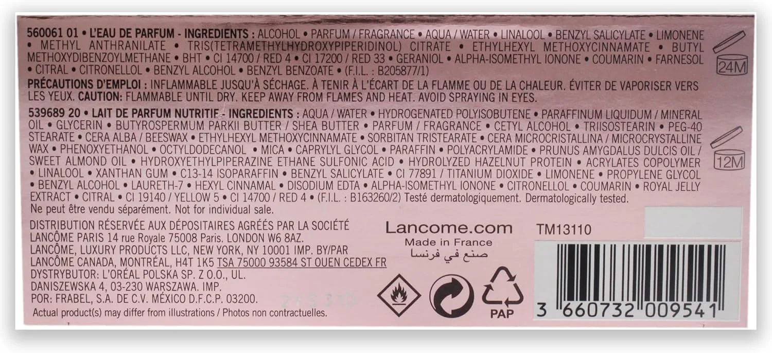 LANCOME PARIS La Vie Est Belle ادو پرفیوم زنانه، 50 میلی لیتر + مجموعه مسافرتی 50 میلی لیتر LANCOME PARIS La Vie Est Belle ادو پرفیوم زنانه، 50 میلی لیتر + مجموعه مسافرتی 50 میلی لیتر