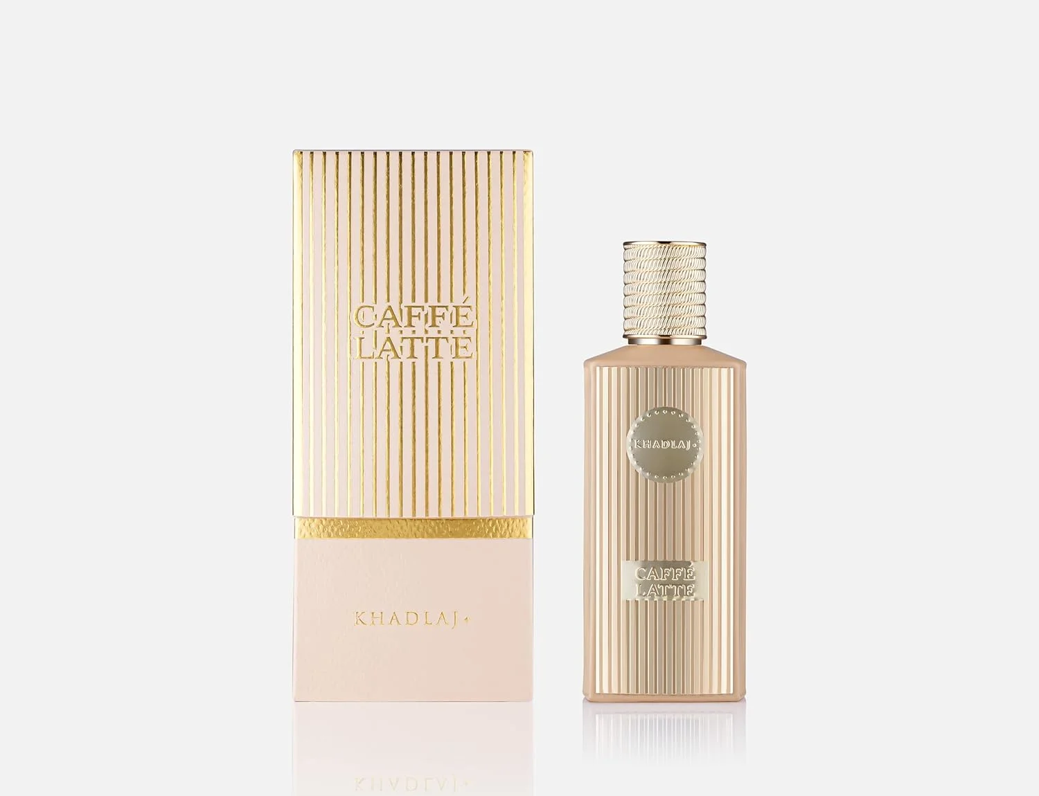 عطر زنانه خادلاج کافه لاته، عطر لوکس، بطری با روکش طلایی 100 میل اکستریت د پرفیوم