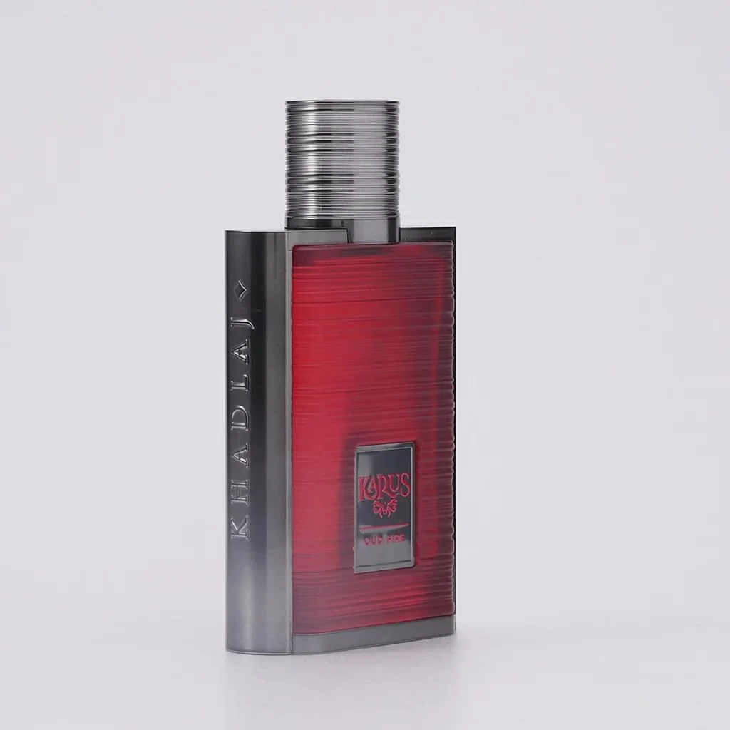 عطر اسپری کاروس عود فایر از عطر خانه خادلاج، مناسب برای آقایان و بانوان، 100 میلی لیتر