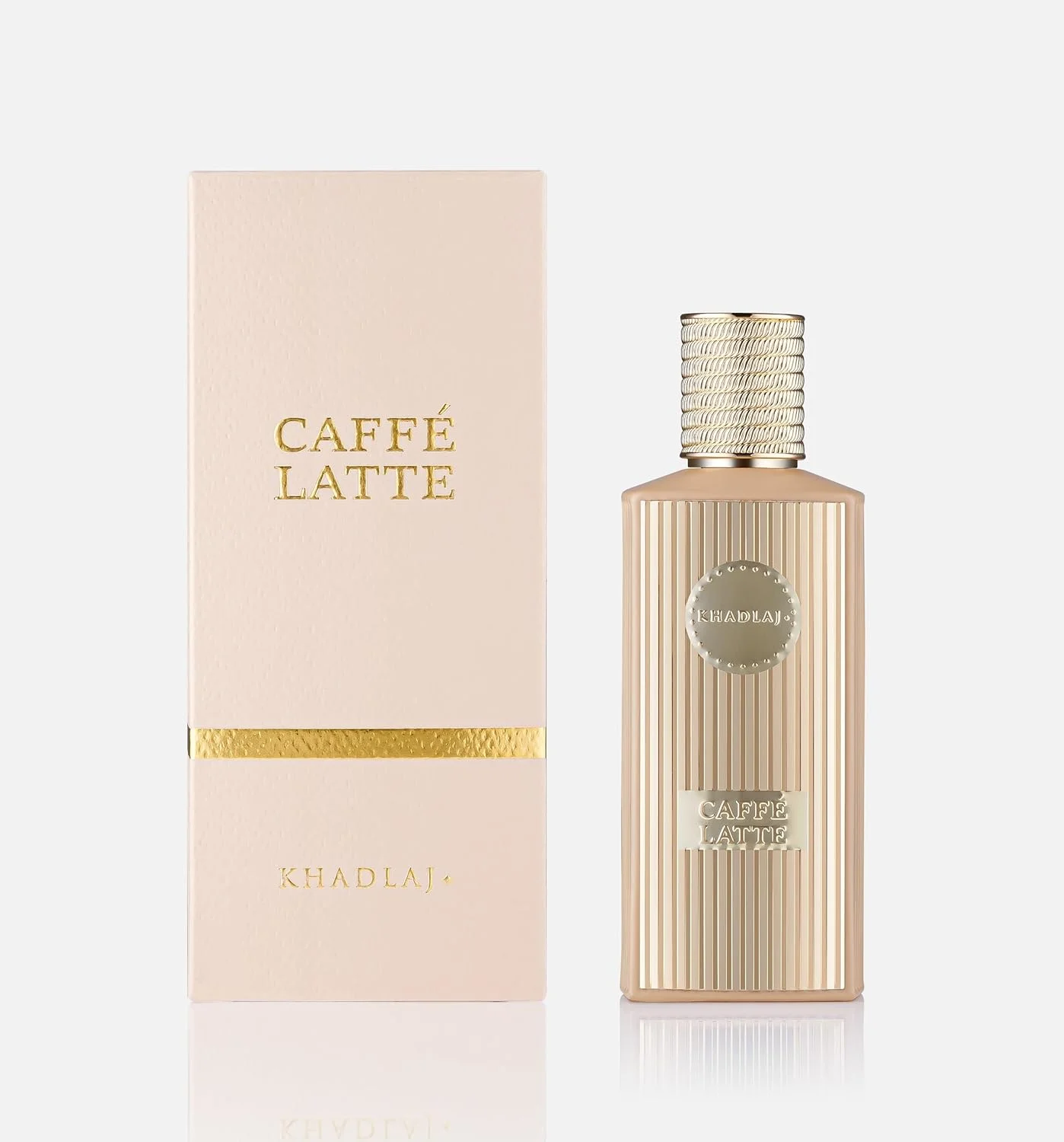 عطر زنانه خادلاج کافه لاته، عطر لوکس، بطری با روکش طلایی 100 میل اکستریت د پرفیوم