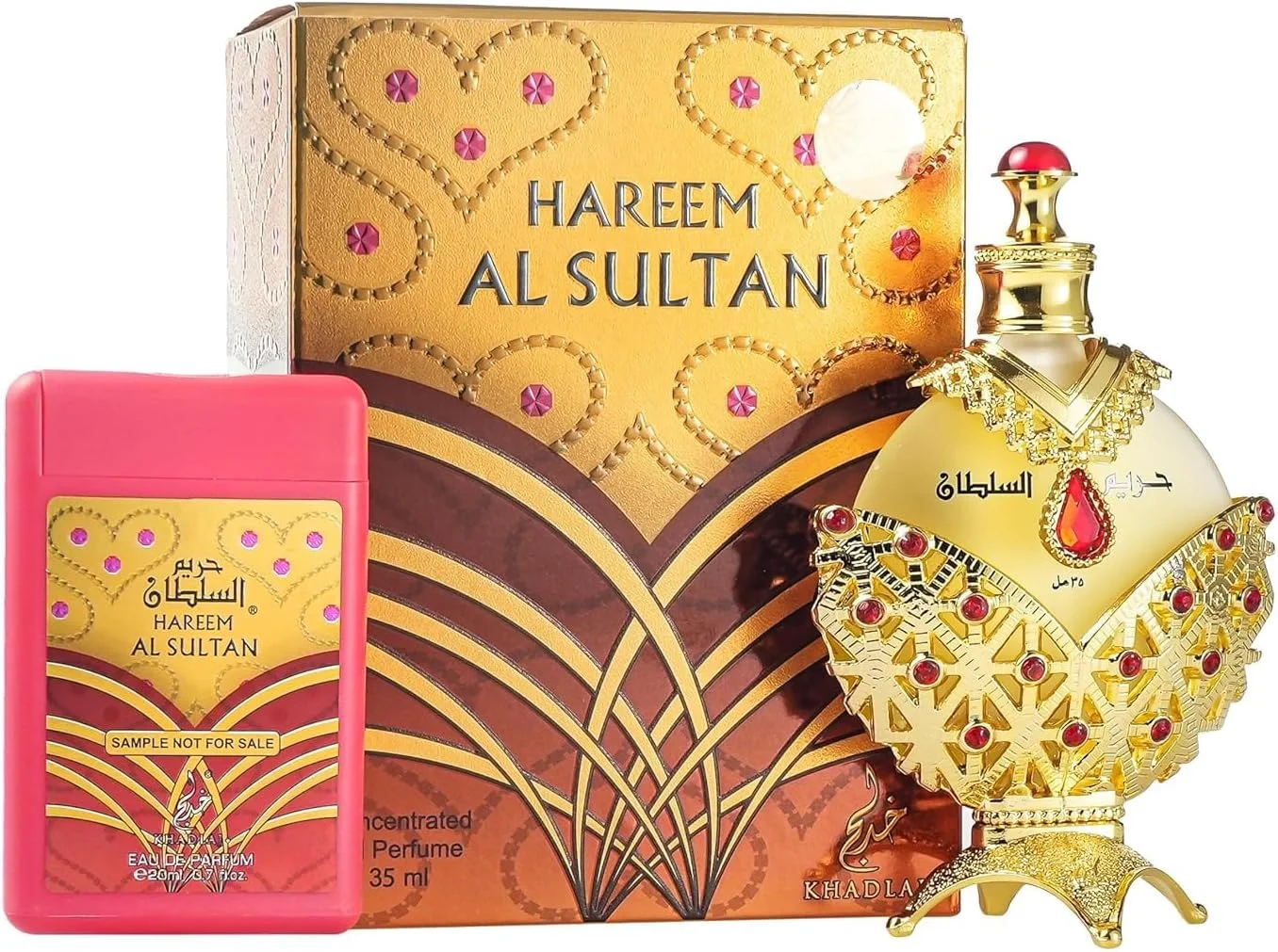 عطر روغنی متمرکز حریم السلطان گلد از عطر های خادلاج، مناسب برای آقایان و بانوان، 35 میلی لیتر