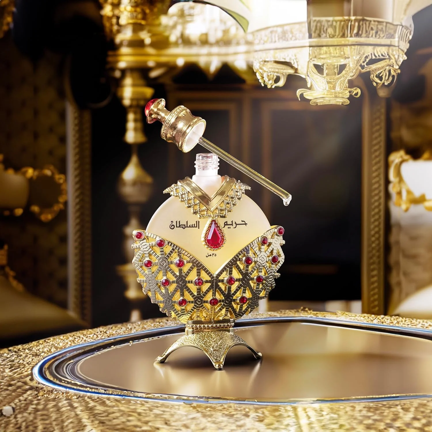 عطر روغنی متمرکز حریم السلطان گلد از عطر های خادلاج، مناسب برای آقایان و بانوان، 35 میلی لیتر
