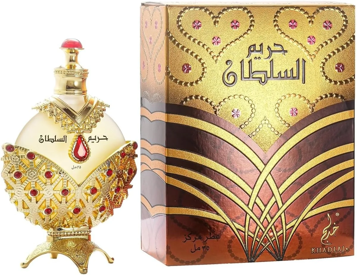 عطر روغنی متمرکز حریم السلطان گلد از عطر های خادلاج، مناسب برای آقایان و بانوان، 35 میلی لیتر