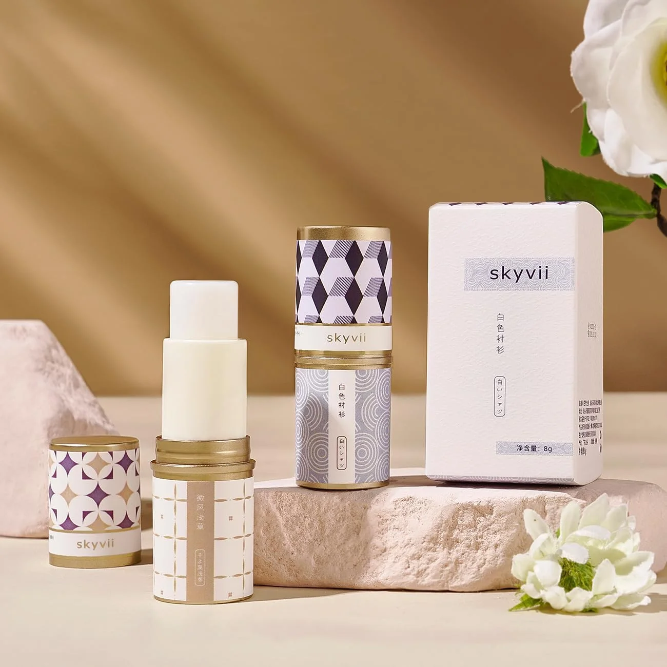 ست عطر جامد 4 عددی унисекс KASTWAVE - بالم های معطر طبیعی قابل حمل، ایده آل برای مسافرت - عطر جیبی مناسب برای آقایان و بانوان ست عطر جامد 4 عددی унисекс KASTWAVE - بالم های معطر طبیعی قابل حمل، ایده آل برای مسافرت - عطر جیبی مناسب برای آقایان و بانوان