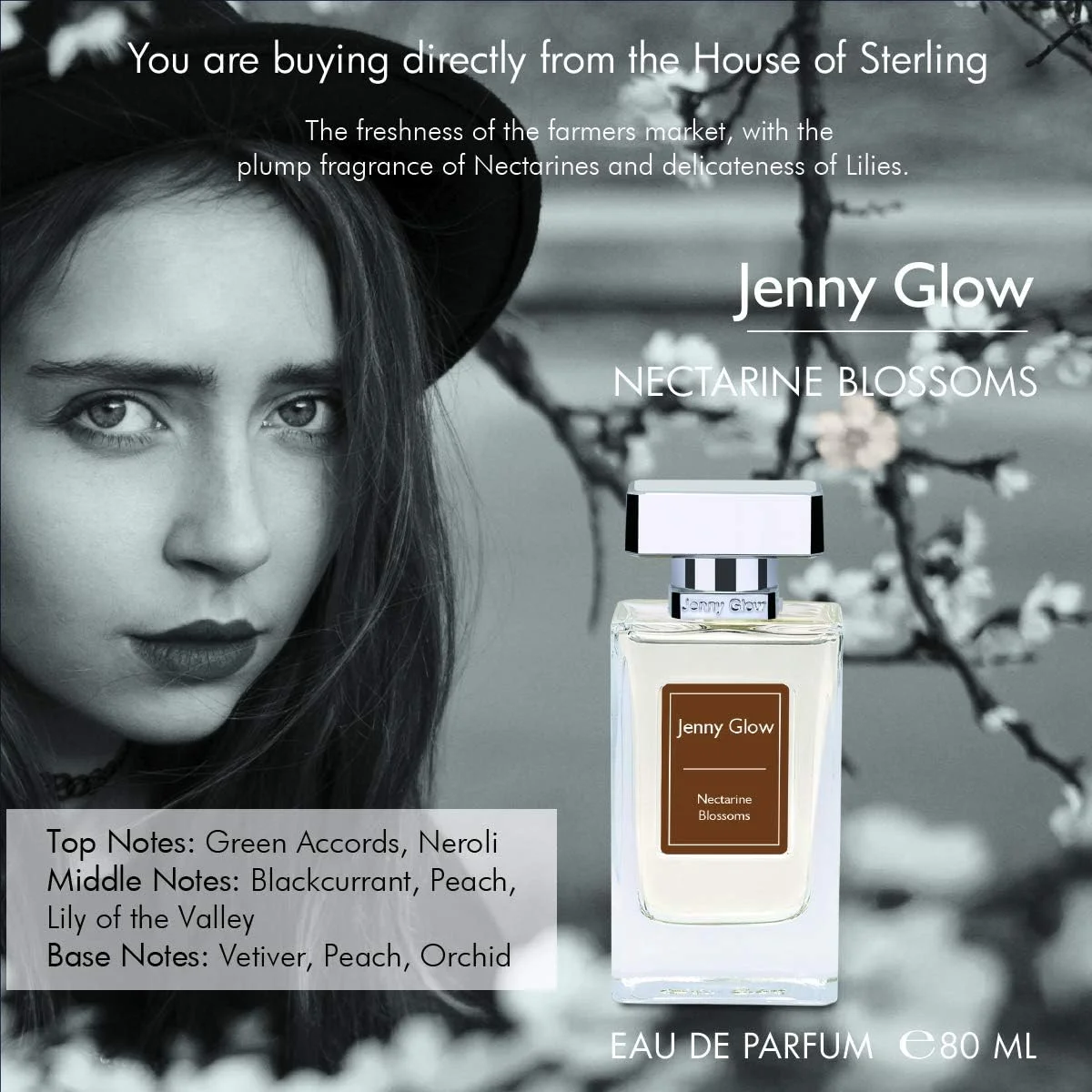 عطر زنانه جنی گلو Nectarine Blossoms، عطر خالص، ادو پرفیوم 80 میلی لیتر قهوه ای زنانه، از خانه استرلینگ عطر زنانه جنی گلو Nectarine Blossoms، عطر خالص، ادو پرفیوم 80 میلی لیتر قهوه ای زنانه، از خانه استرلینگ