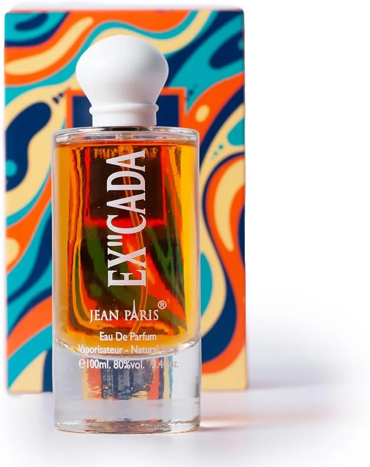 ادکلن اسپری Ex"Cada Jean Paris Eau De Parfum مناسب برای آقایان و بانوان، 100 میلی لیتر (3.4 اونس)