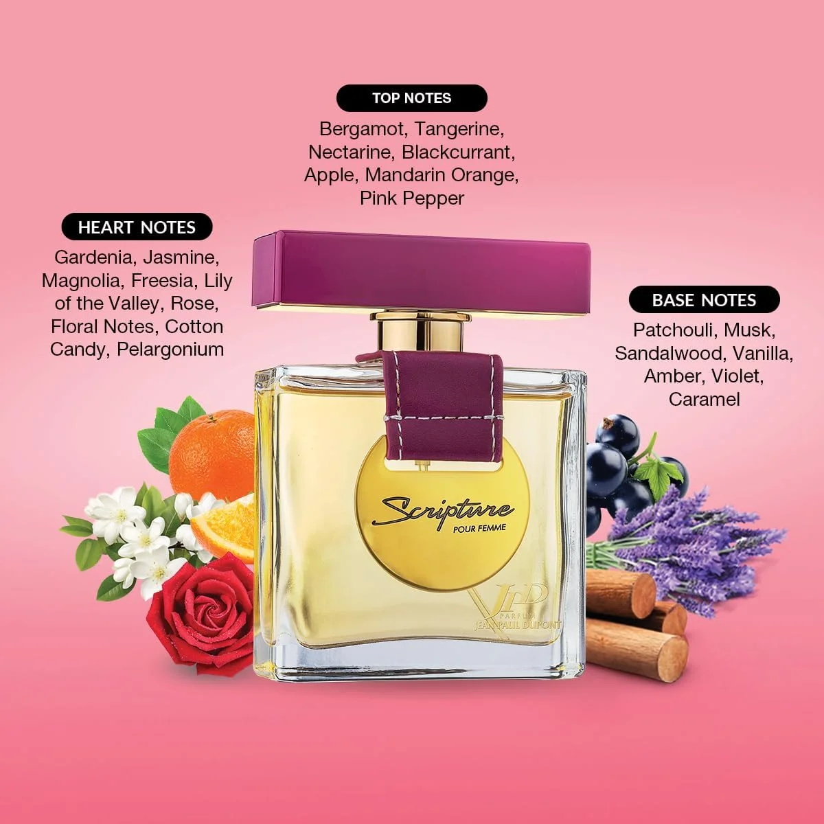 عطر زنانه ماندگار ژان پل دوپونت (JPD) اسکریپچر - با رایحه های تازه و چوبی - ادو پرفیوم 100 میلی لیتر عطر زنانه ماندگار ژان پل دوپونت (JPD) اسکریپچر - با رایحه های تازه و چوبی - ادو پرفیوم 100 میلی لیتر