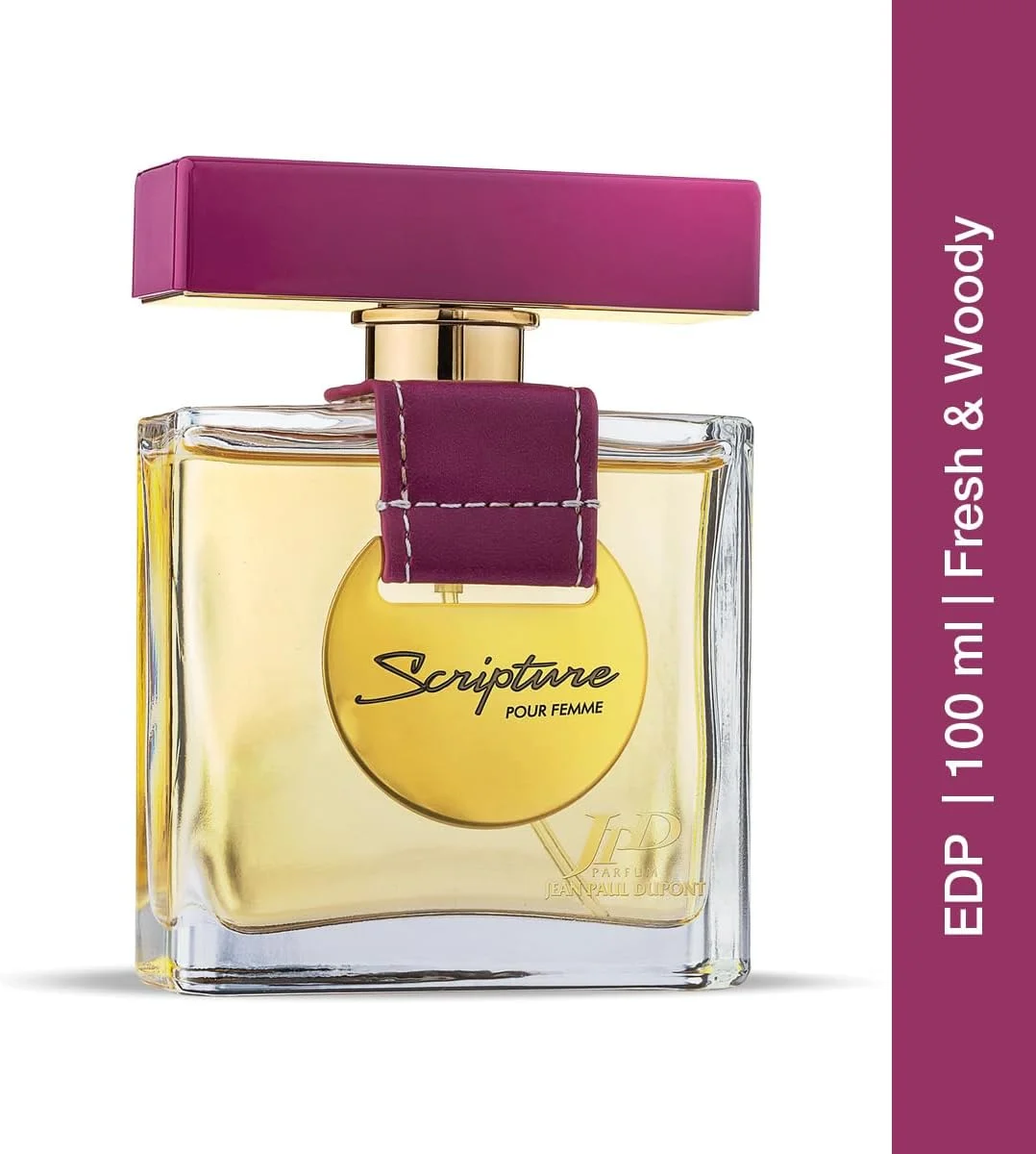 عطر زنانه ماندگار ژان پل دوپونت (JPD) اسکریپچر - با رایحه های تازه و چوبی - ادو پرفیوم 100 میلی لیتر عطر زنانه ماندگار ژان پل دوپونت (JPD) اسکریپچر - با رایحه های تازه و چوبی - ادو پرفیوم 100 میلی لیتر
