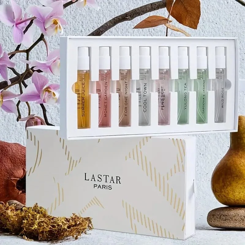 جعبه هدیه 8 عددی عطر زنانه، شامل رایحه های گلی، میوه ای، چوبی و غیره، بطری های کوچک مسافرتی قابل حمل، برای پاسخگویی به نیازهای مناسبت های مختلف، هدایای نفیس برای زنان (هدیه تولد) جعبه هدیه 8 عددی عطر زنانه، شامل رایحه های گلی، میوه ای، چوبی و غیره، بطری های کوچک مسافرتی قابل حمل، برای پاسخگویی به نیازهای مناسبت های مختلف، هدایای نفیس برای زنان (هدیه تولد)