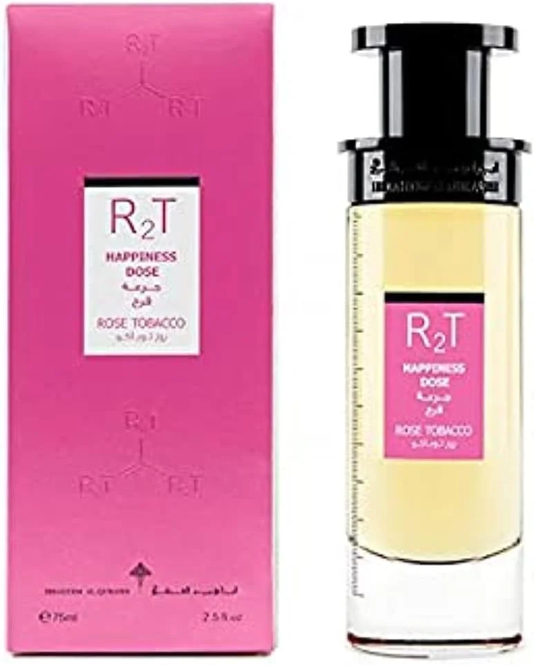 ادکلن زنانه ابراهیم القرشی Happiness Dose Rose Tobacco حجم 75 میل - Eau de Parfum