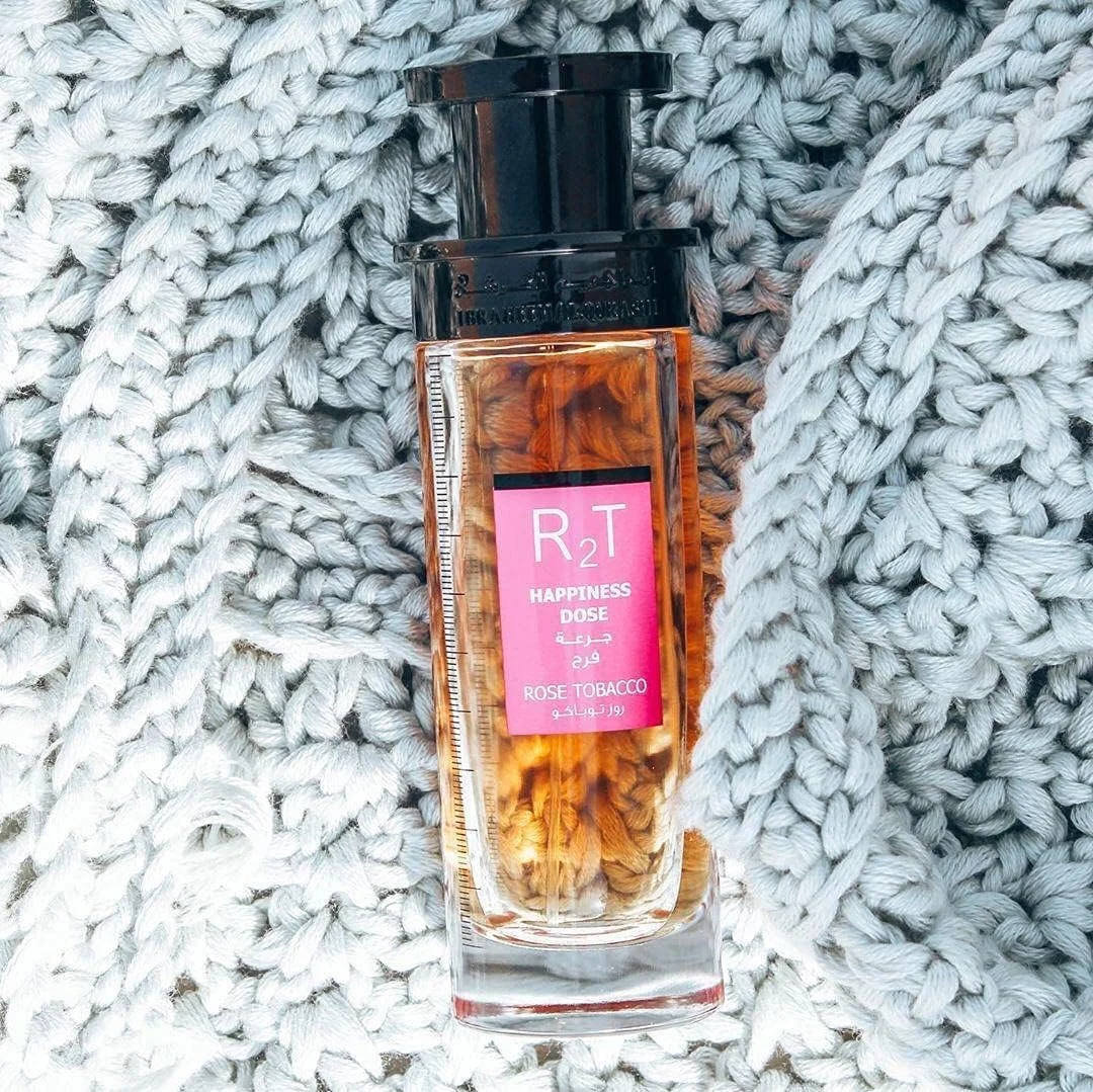 ادکلن زنانه ابراهیم القرشی Happiness Dose Rose Tobacco حجم 75 میل - Eau de Parfum ادکلن زنانه ابراهیم القرشی Happiness Dose Rose Tobacco حجم 75 میل - Eau de Parfum