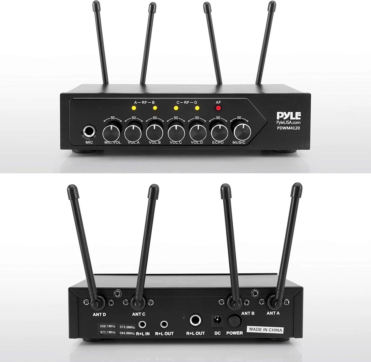 میکروفون های بی سیم Pyle، میکروفون های دوگانه UHF حرفه ای برای کارائوکه، مجموعه سیستم میکروفون دینامیک بی سیم با گیرنده قابل شارژ، اتصال آسان، سخنرانی، عروسی، کلیسا، سیستم PA میکروفون های بی سیم Pyle، میکروفون های دوگانه UHF حرفه ای برای کارائوکه، مجموعه سیستم میکروفون دینامیک بی سیم با گیرنده قابل شارژ، اتصال آسان، سخنرانی، عروسی، کلیسا، سیستم PA
