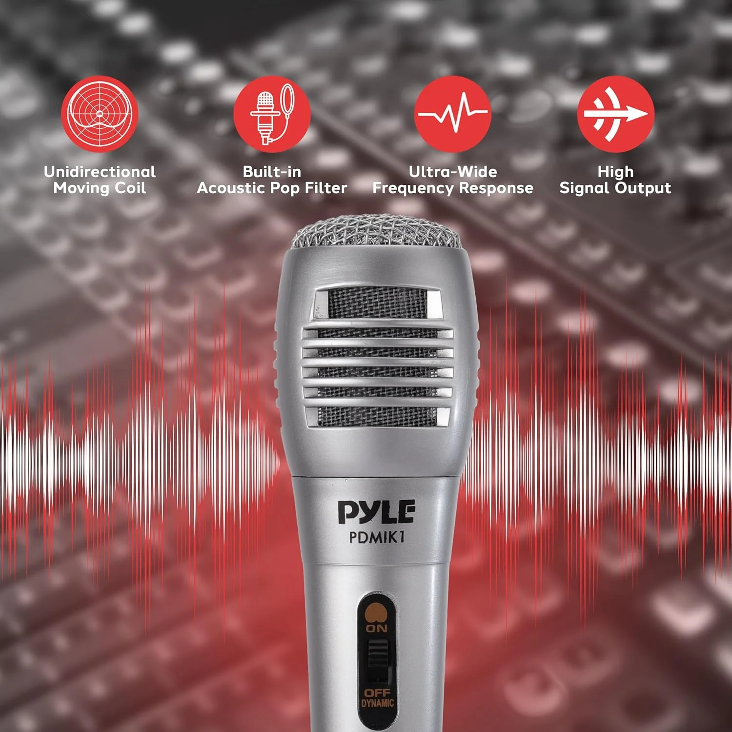 میکروفون داینامیک حرفه ای پایل - بسته 12 عددی میکروفون دستی یک طرفه با فیلتر پاپ داخلی، خروجی سیگنال بالا، کابل صوتی XLR 6.5 فوتی، ایده آل برای اجراهای صحنه، کارائوکه و استودیو میکروفون داینامیک حرفه ای پایل - بسته 12 عددی میکروفون دستی یک طرفه با فیلتر پاپ داخلی، خروجی سیگنال بالا، کابل صوتی XLR 6.5 فوتی، ایده آل برای اجراهای صحنه، کارائوکه و استودیو