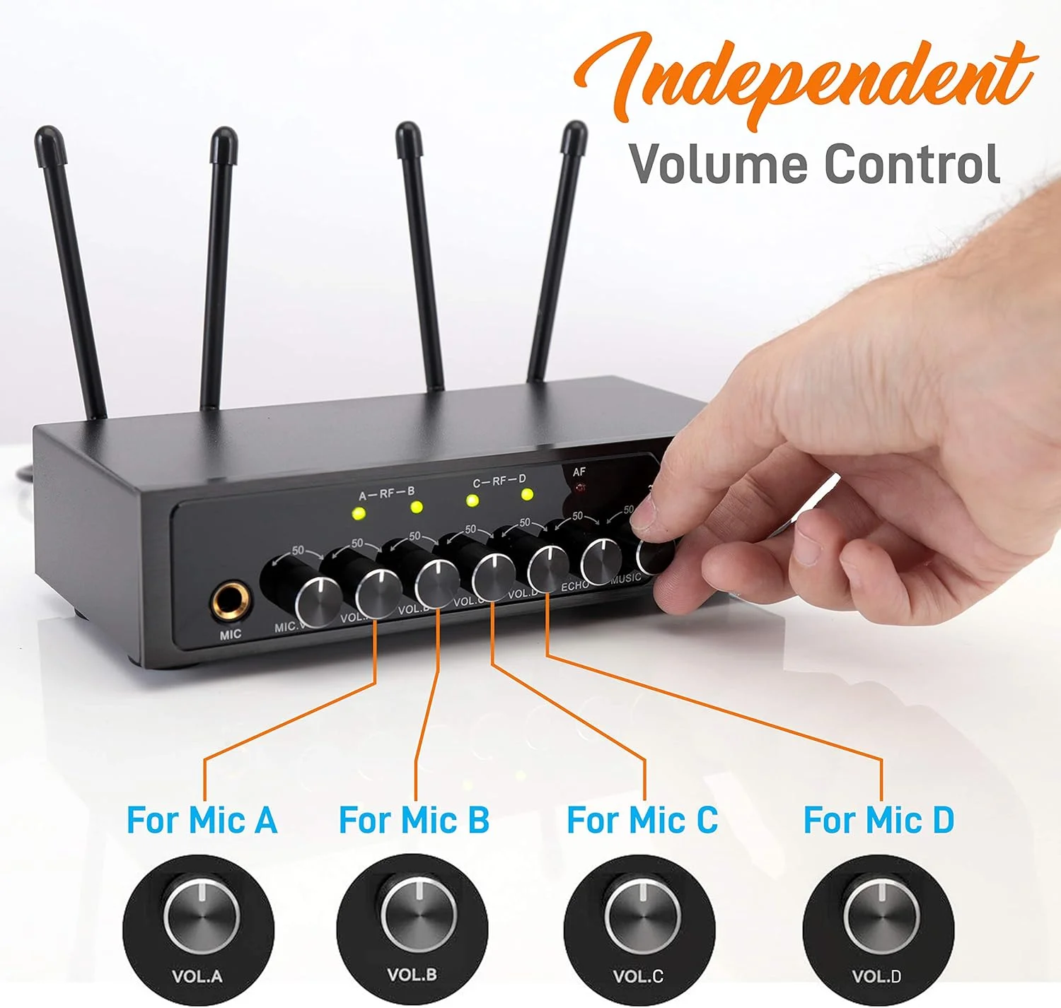 میکروفون های بی سیم Pyle، میکروفون های دوگانه UHF حرفه ای برای کارائوکه، مجموعه سیستم میکروفون دینامیک بی سیم با گیرنده قابل شارژ، اتصال آسان، سخنرانی، عروسی، کلیسا، سیستم PA میکروفون های بی سیم Pyle، میکروفون های دوگانه UHF حرفه ای برای کارائوکه، مجموعه سیستم میکروفون دینامیک بی سیم با گیرنده قابل شارژ، اتصال آسان، سخنرانی، عروسی، کلیسا، سیستم PA