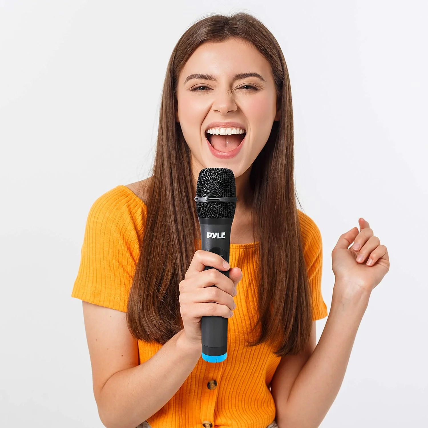 میکروفون های بی سیم Pyle، میکروفون های دوگانه UHF حرفه ای برای کارائوکه، مجموعه سیستم میکروفون دینامیک بی سیم با گیرنده قابل شارژ، اتصال آسان، سخنرانی، عروسی، کلیسا، سیستم PA میکروفون های بی سیم Pyle، میکروفون های دوگانه UHF حرفه ای برای کارائوکه، مجموعه سیستم میکروفون دینامیک بی سیم با گیرنده قابل شارژ، اتصال آسان، سخنرانی، عروسی، کلیسا، سیستم PA
