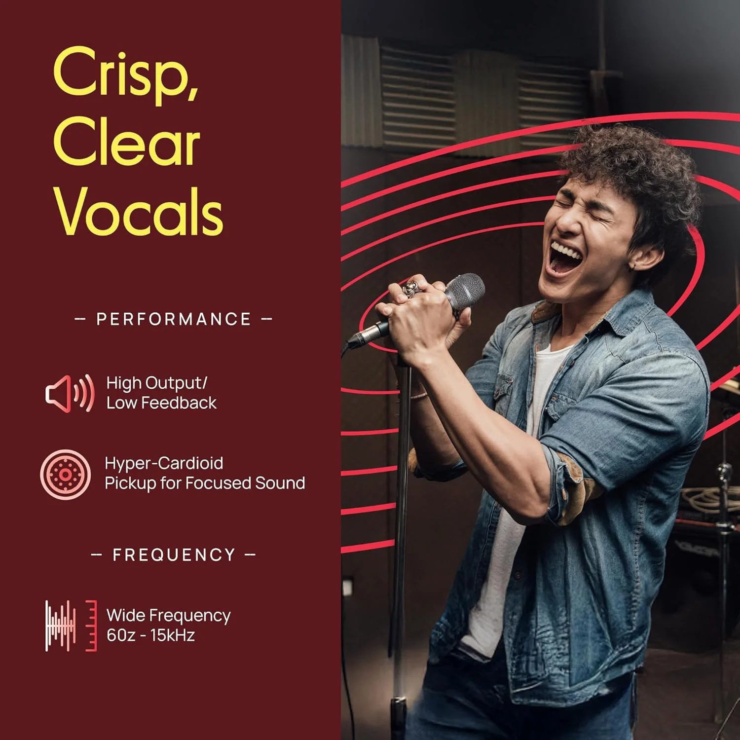 ست میکروفون داینامیک حرفه ای 3 تکه Pyle مدل Pdmickt34، کاردیوئید یک جهته، میکروفون دستی وکال با کیف حمل سخت و کیف، نگهدارنده/گیره کابل صوتی 26 فوتی XLR به اتصال 1/4 اینچی ست میکروفون داینامیک حرفه ای 3 تکه Pyle مدل Pdmickt34، کاردیوئید یک جهته، میکروفون دستی وکال با کیف حمل سخت و کیف، نگهدارنده/گیره کابل صوتی 26 فوتی XLR به اتصال 1/4 اینچی