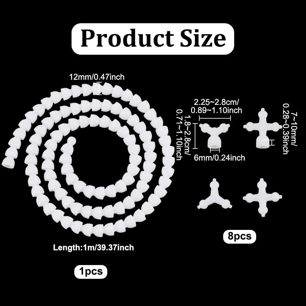 مجموعه آرماتور عروسک UNICRAFTALE شامل 9 قطعه، 1 یارد آرماتور اسکلتی متحرک 12 میلیمتری با اتصالات سینه 4Y و 4X، قاب بدن عروسک پلاستیکی برای ساخت عروسکهای خرس حیوانات پر شده، صنایع دستی DIY مجموعه آرماتور عروسک UNICRAFTALE شامل 9 قطعه، 1 یارد آرماتور اسکلتی متحرک 12 میلیمتری با اتصالات سینه 4Y و 4X، قاب بدن عروسک پلاستیکی برای ساخت عروسکهای خرس حیوانات پر شده، صنایع دستی DIY