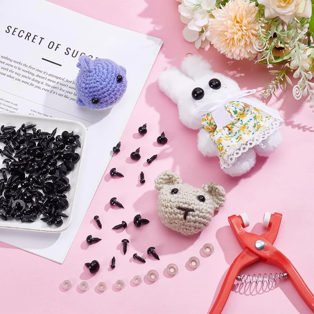 ابزار چشم ایمنی UNICRAFTALE، ابزار قلاب بافی 230 عددی، چشم عروسک ایمنی قلاب بافی، چشم حیوانات عروسکی، لوازم ساخت چشم ایمنی برای ساخت عروسک، حیوانات پولیشی DIY ابزار چشم ایمنی UNICRAFTALE، ابزار قلاب بافی 230 عددی، چشم عروسک ایمنی قلاب بافی، چشم حیوانات عروسکی، لوازم ساخت چشم ایمنی برای ساخت عروسک، حیوانات پولیشی DIY