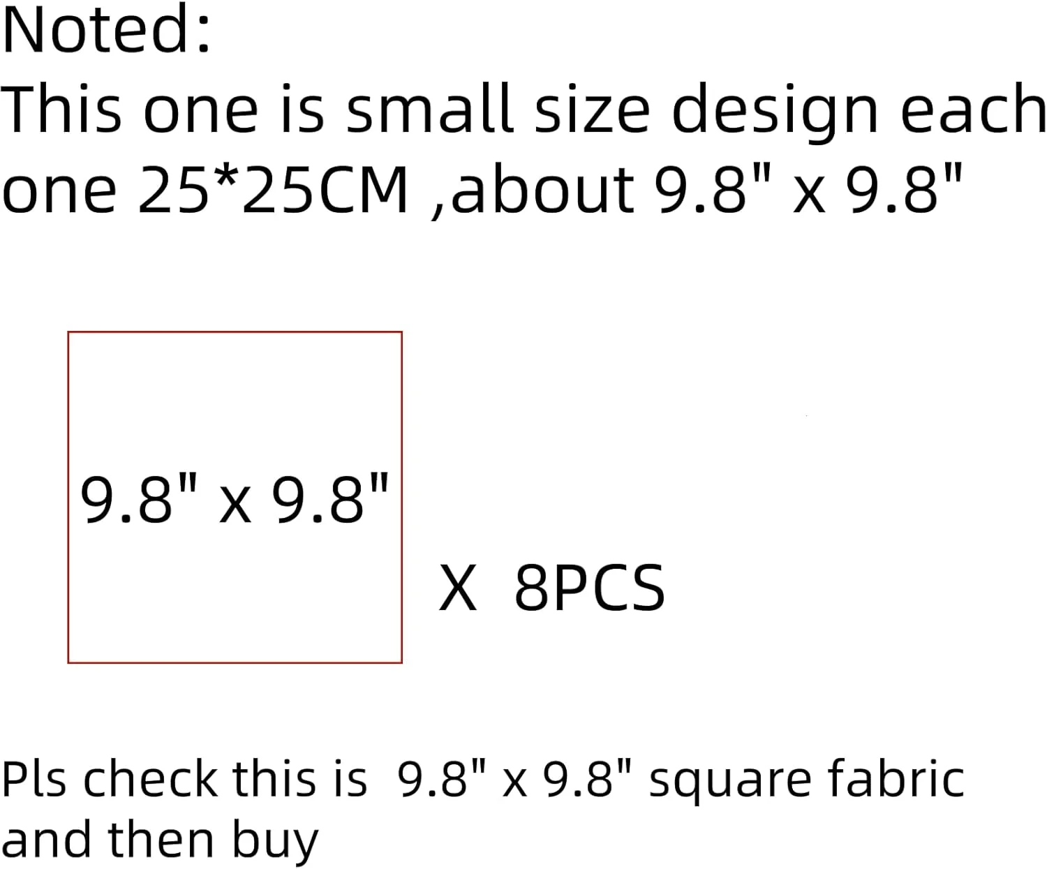 8 تکه پارچه نخی 25 در 25 سانتی‌متری (9.84" x 9.84") لوازم ساخت DIY پارچه تکه دوزی پارچه ای بسته‌های یک چهارم چربی DIY برای لحاف دوزی کوسن‌های تکه دوزی نخی (8 تکه مربع گل، 9.8" x 9.8")