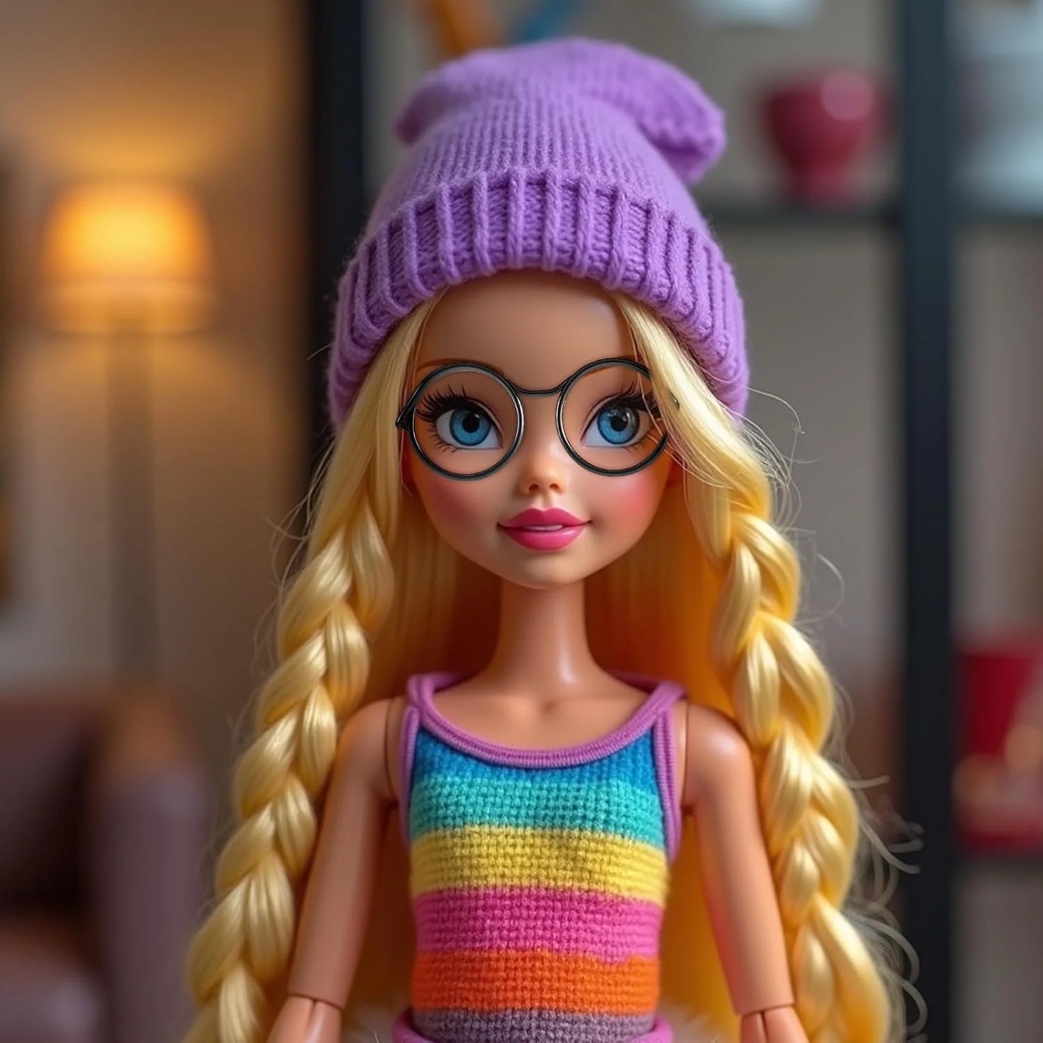 عینک عروسکی SynHHergyx، 10 عدد عینک مینیاتوری فلزی بدون قاب، لوازم ساخت عروسک، عینک برای لباس پوشیدن عروسک ها، لوازم جانبی لباس حیوانات خانگی، لوازم صنایع دستی DIY (مشکی)