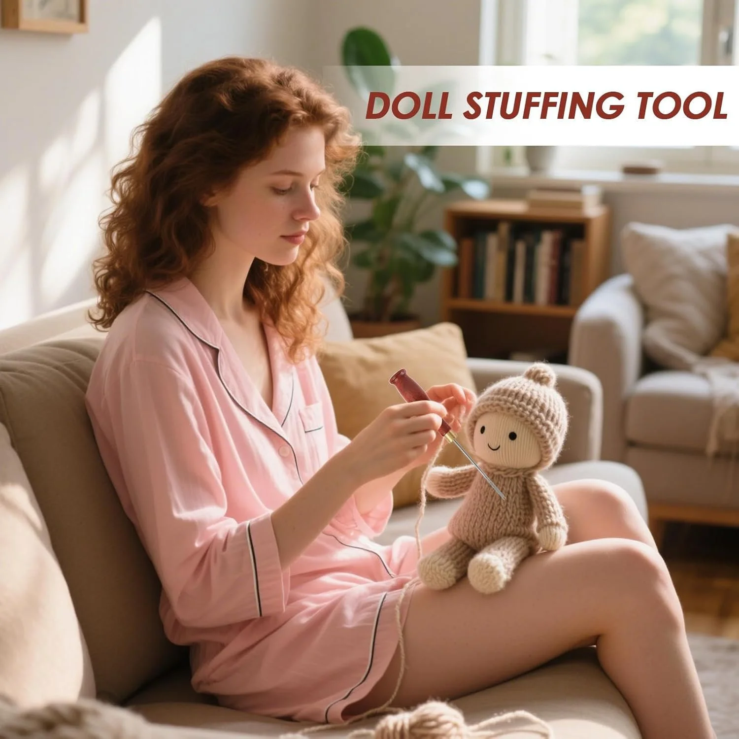 ابزار پرکن عروسک سازی، ابزار درفش پرکن اسباب بازی های پنبه ای | درفش دستی ارگونومیک کارآمد، لوازم کاردستی چند منظوره برای حکاکی روی چوب و صنایع دستی چرمی