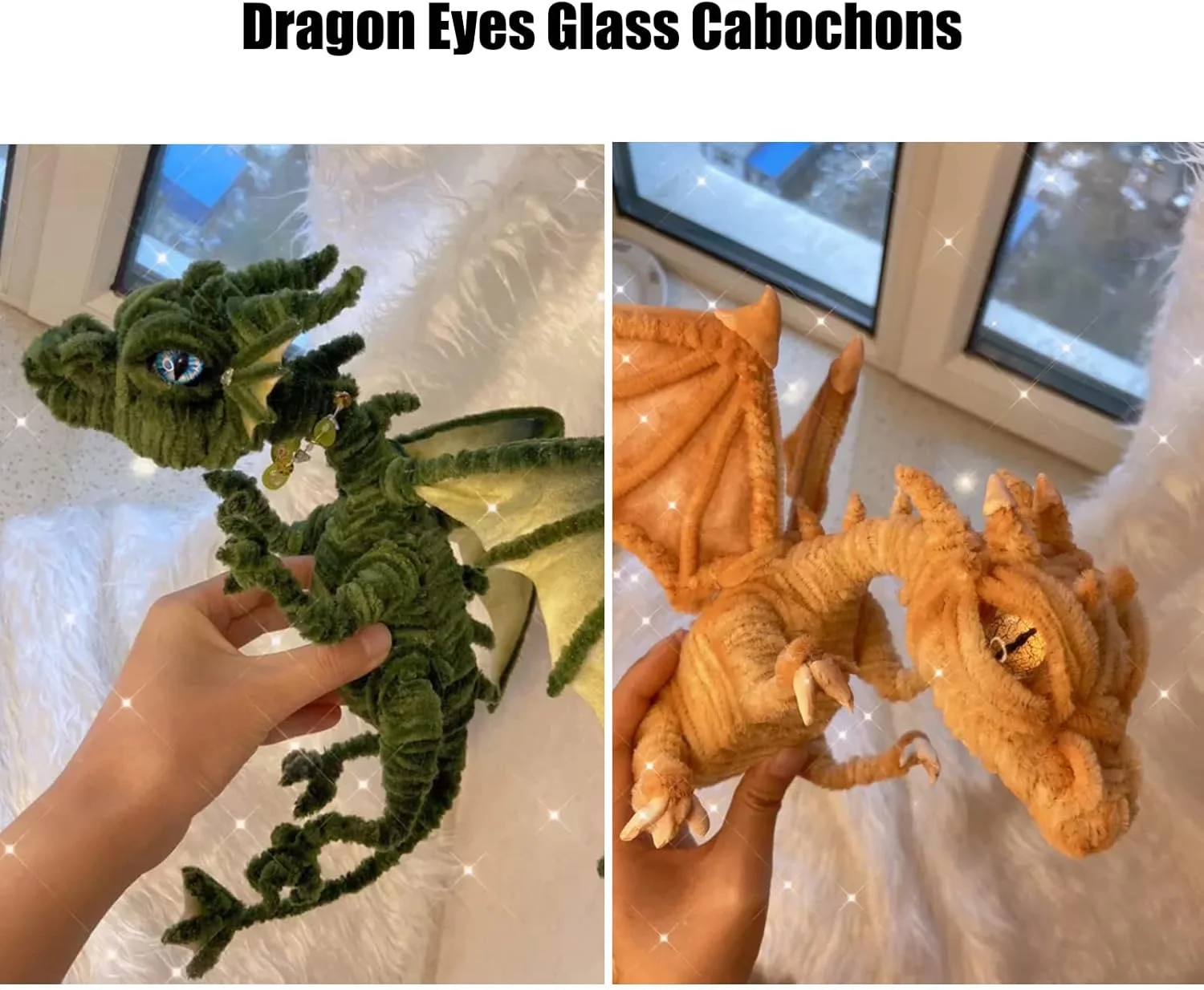 100 عدد نگین چشم شیشه ای برای ساخت عروسک های خمیری، مجسمه سازی، وسایل تزئینی، کاردستی، یافته های DIY، ساخت جواهرات