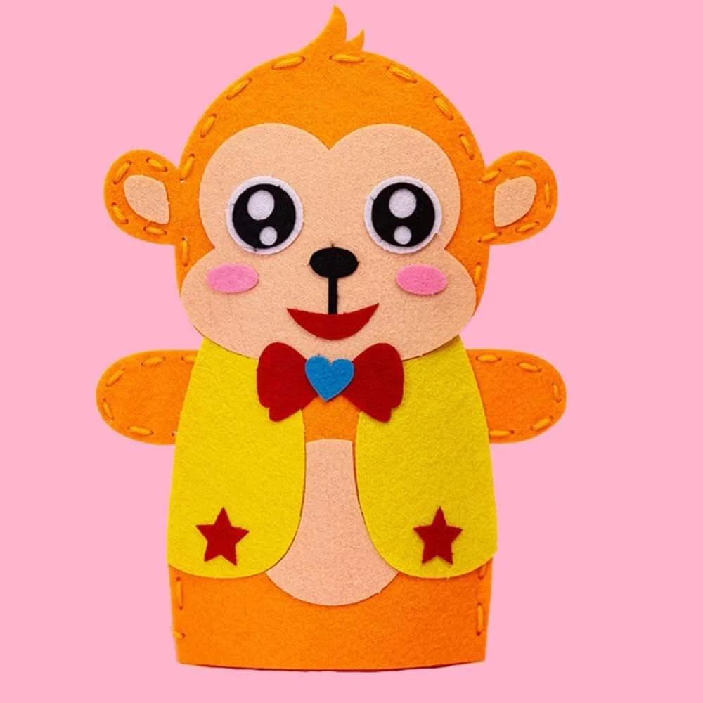 عروسک های انگشتی DIY KASTWAVE، ست 8 عددی ساخت عروسک دستی، ست ساخت عروسک جورابی نمدی، کاردستی عروسک دستی حیوانات، لوازم مهمانی بازی خلاقانه برای کودکان (مخلوط) عروسک های انگشتی DIY KASTWAVE، ست 8 عددی ساخت عروسک دستی، ست ساخت عروسک جورابی نمدی، کاردستی عروسک دستی حیوانات، لوازم مهمانی بازی خلاقانه برای کودکان (مخلوط)