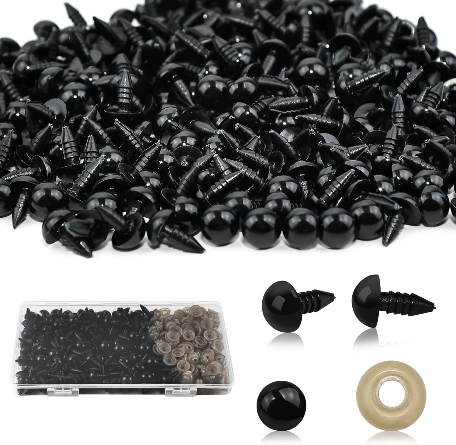 چشم های ایمنی بزرگ KIGEAPUEL 160 عددی برای آمیگورومی چشم های ایمنی بزرگ KIGEAPUEL 160 عددی برای آمیگورومی