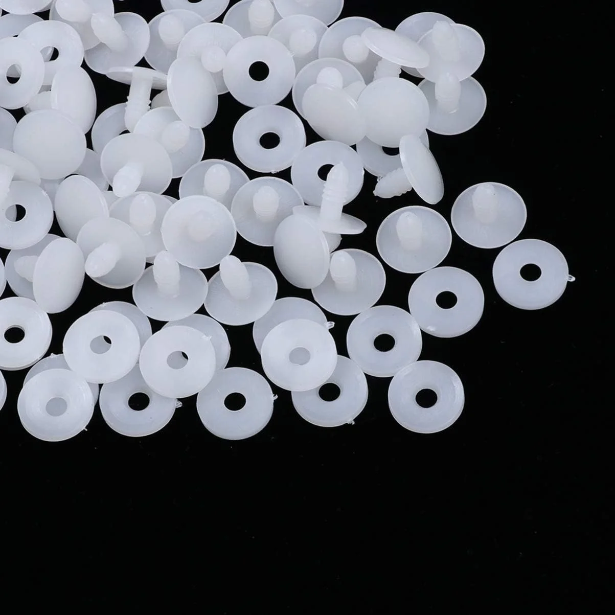 50 ست اتصالات عروسک DIY لوازم جانبی اسباب بازی عروسک اتصالات اسکلت عروسک اتصالات پلاستیکی عروسک لوازم برای اسباب بازی خرس عروسکی ساخت صنایع دستی DIY 15MM