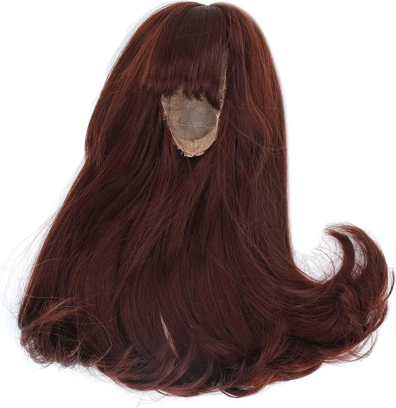 کلاه گیس عروسک لوازم جانبی دست ساز، کلاه گیس مو فرفری، لوازم ساخت عروسک مو DIY برای عروسک (#3)