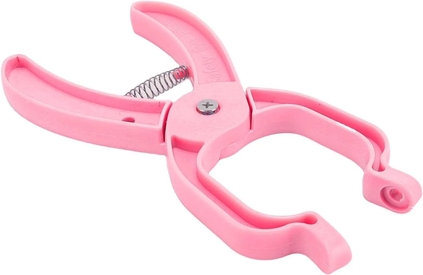 انبر ابزار چشم ایمنی قلاب بافی موریلیان، لوازم کارآمد عروسک سازی برای قلاب بافی (صورتی)