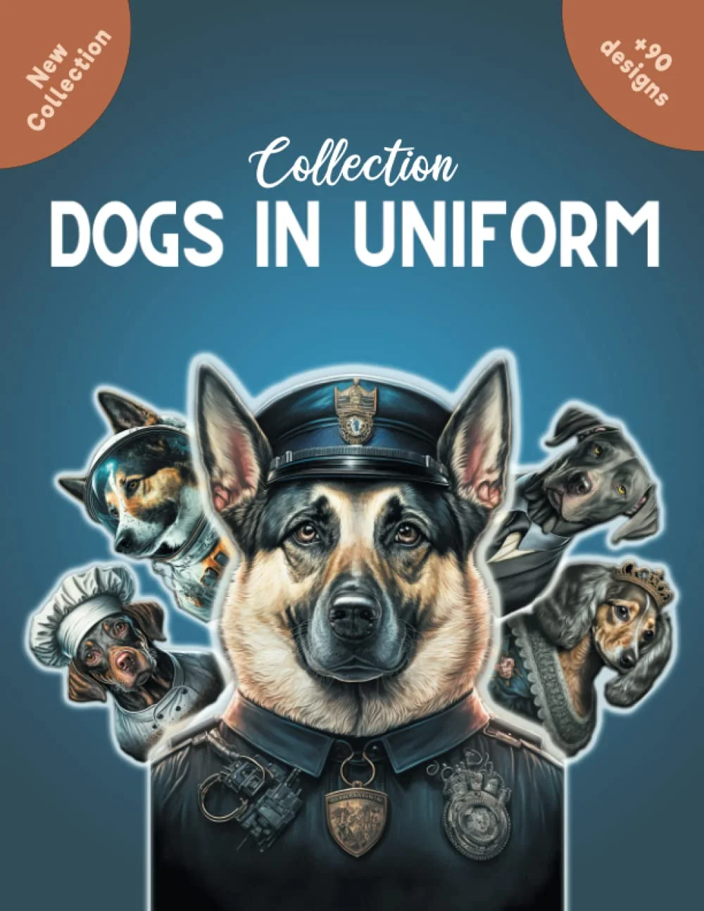 مجموعه سگ ها در لباس فرم: برش و کلاژ برای ساخت کاردستی های کاغذی و اسکرپ بوک مجموعه سگ ها در لباس فرم: برش و کلاژ برای ساخت کاردستی های کاغذی و اسکرپ بوک