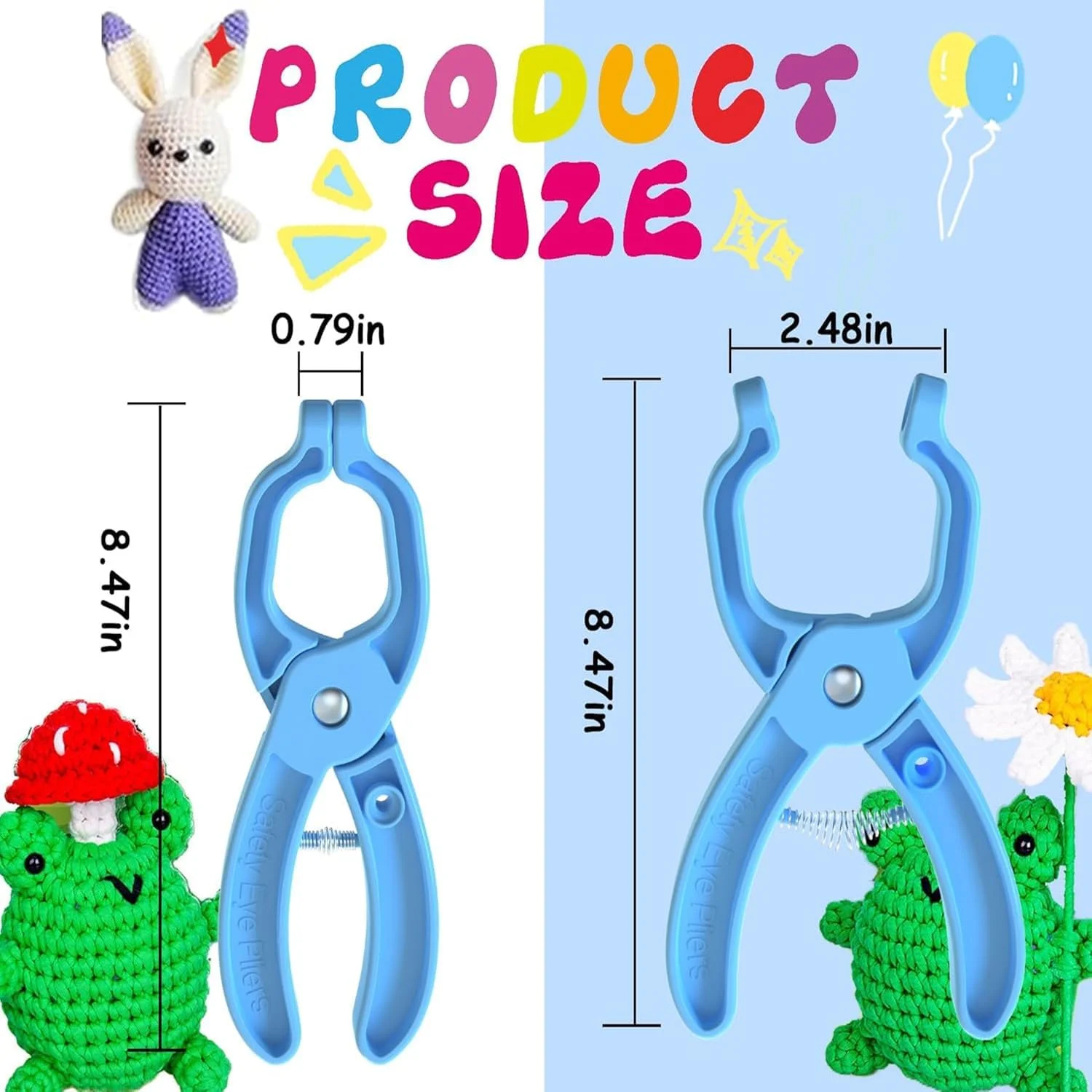 ابزار کمکی نصب چشم ایمنی برای قلاب بافی، ابزار قلاب بافی چشم ایمنی برای آمیگورومی، ابزار ساخت چشم حیوانات عروسکی 5-30 میلی متری (1 عدد) ابزار کمکی نصب چشم ایمنی برای قلاب بافی، ابزار قلاب بافی چشم ایمنی برای آمیگورومی، ابزار ساخت چشم حیوانات عروسکی 5-30 میلی متری (1 عدد)